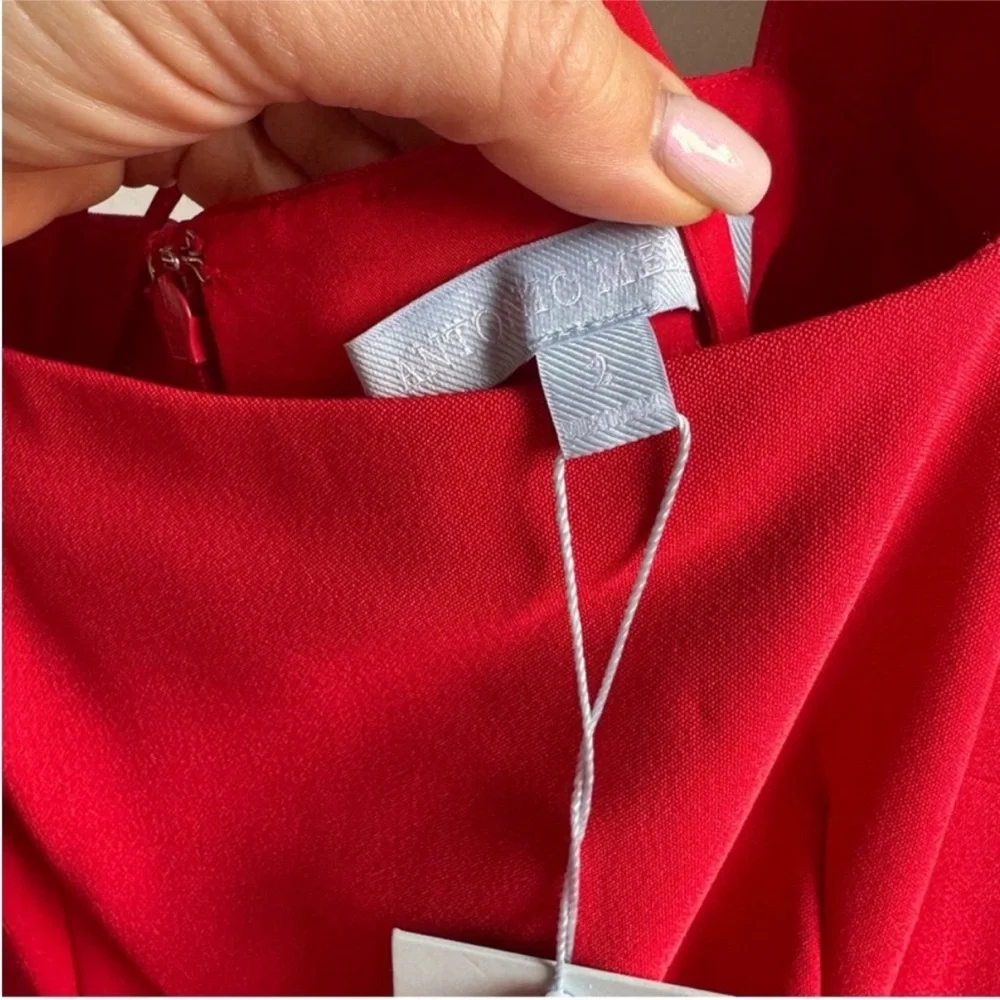 ANTONIO MELANI Red Women's Dress Size 2 - Picture 8 of 9